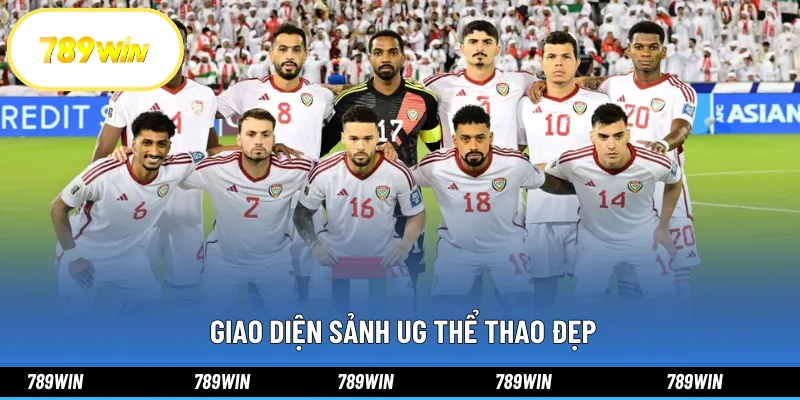  Giao diện sảnh UG thể thao đẹp