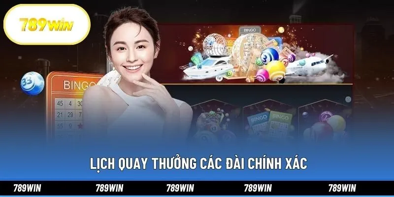 Lịch quay thưởng các đài chính xác