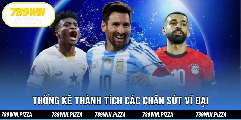 Thống kê thành tích các chân sút vĩ đại